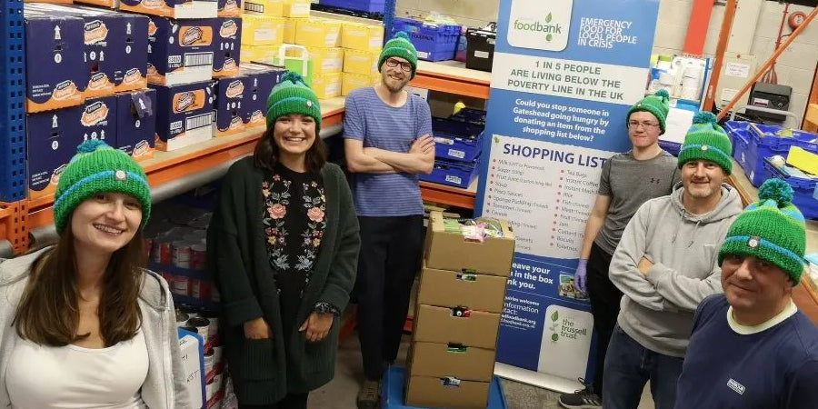 Hats off to the Foodbank