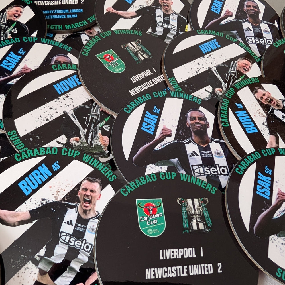 NUFC Carabao Cup Coaster Set